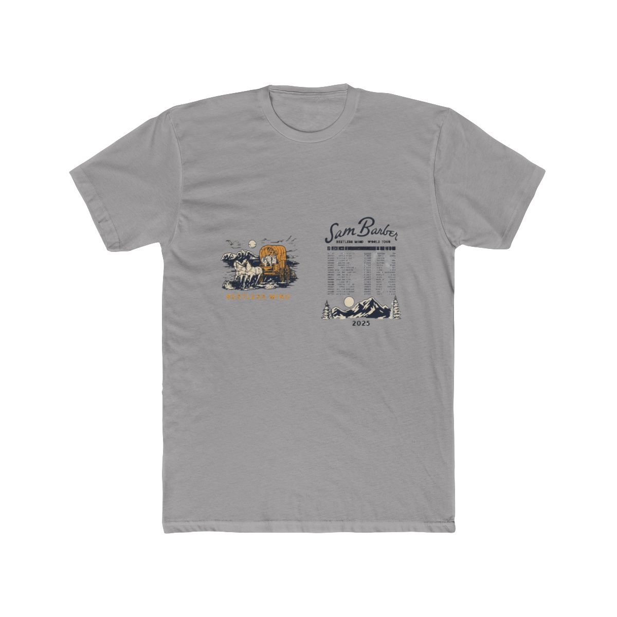 Sam Barber Restless Mind 2025 Tour Women Men Fashion Long Sleeve T-Shirts - Official long-sleeves merchandise