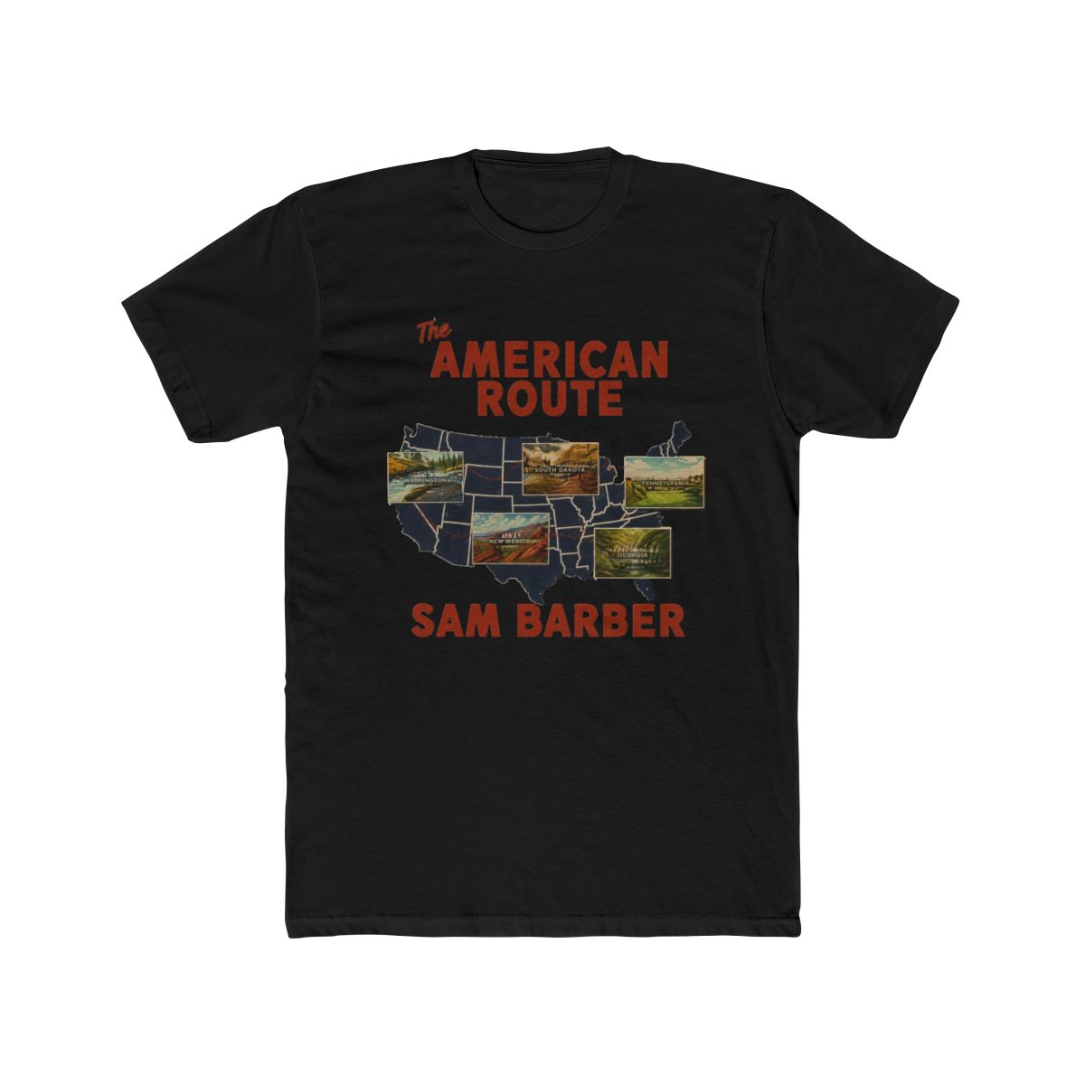 Sam Barber The American Route 2026 Tour T Shirt - alternate angle 3, merchandise