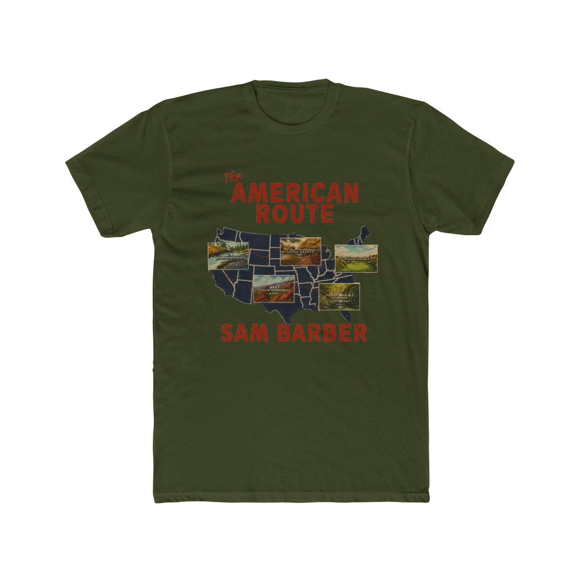 Sam Barber The American Route 2026 Tour T Shirt - alternate angle 5, merchandise