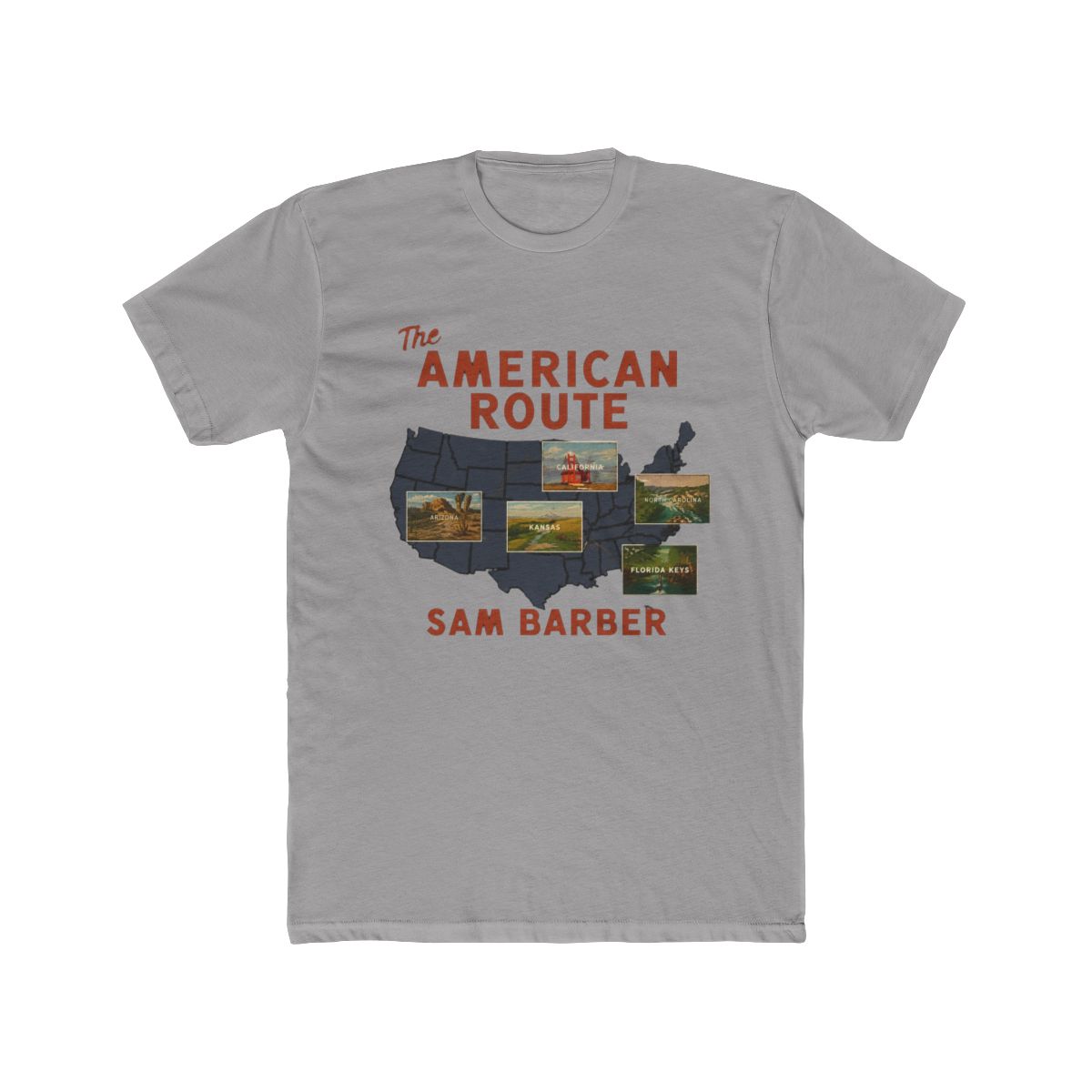 Sam Barber 2026 US Tour Pattern T Shirt Sam Barber Merch Cosplay Fashion Round Neck Co | SHEIN USA - Official t-shirts merchandise