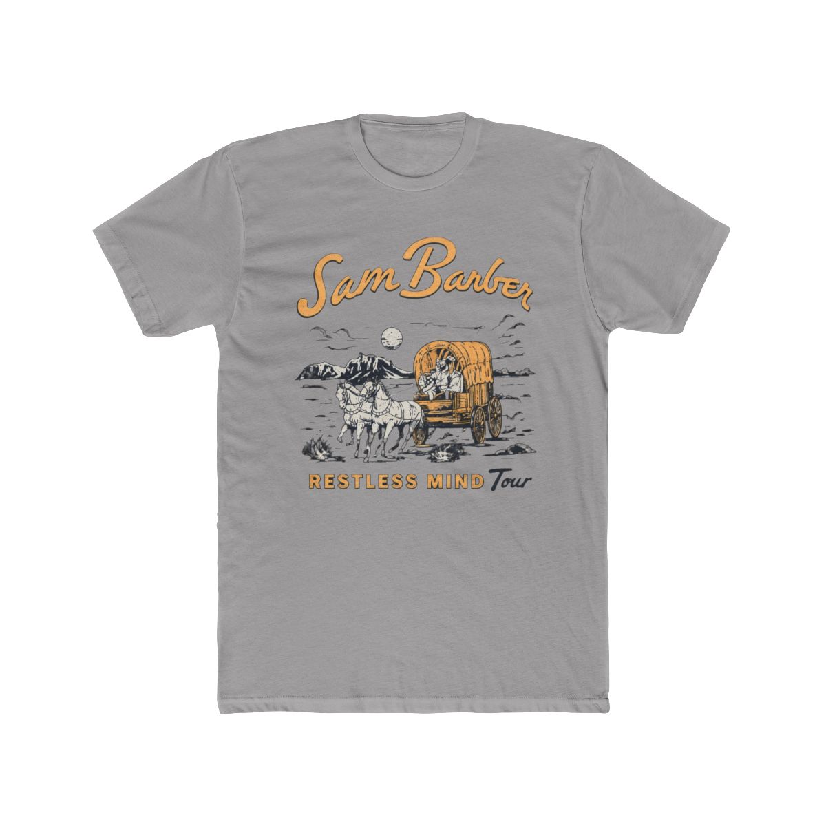 Sam Barber Restless Mind Tour T Shirt Short Sleeve Cotton Tee Women Men Streetwear Tops - Official t-shirts merchandise