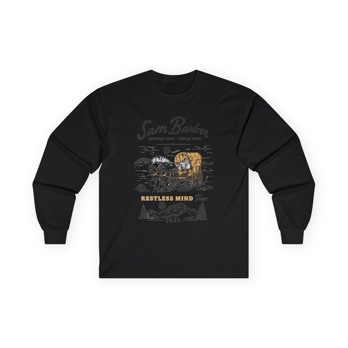 Sam Barber Restless Mind 2025 Tour Merch Pullover Female Cat Ears Long Sleeve Long Sleeve Clothes - Official long-sleeves merchandise
