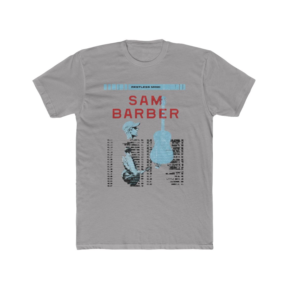 Sam Barber Tour 2025 Merch Baseball Jacket Tee for Women/MenUnisex Fashion Short Sleeve T-Shirts, Black, X-Small - Official t-shirts merchandise