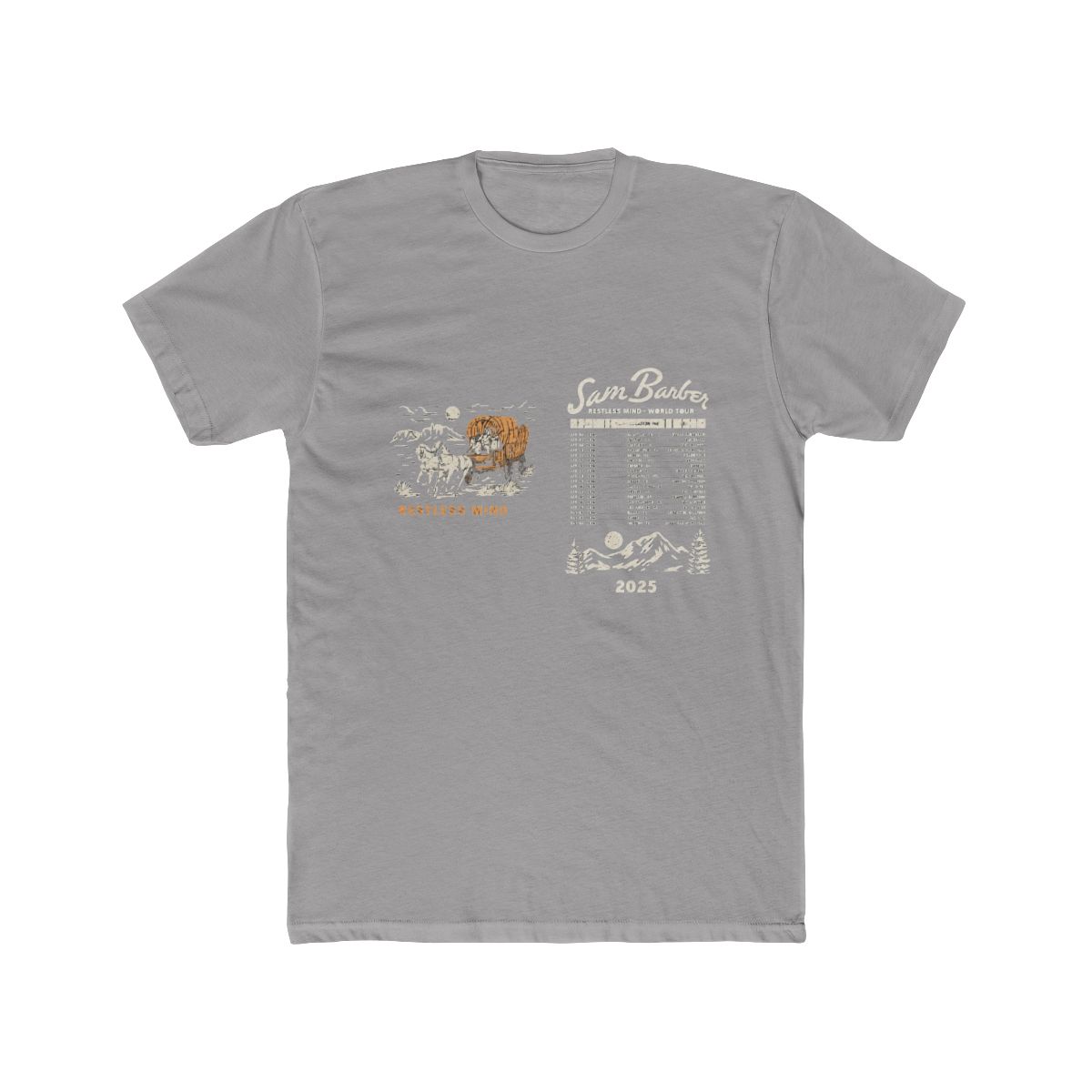 Sam Barber Restless Mind 2025 Tour Women Men Fashion Long Sleeve T-Shirts